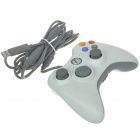 Controler para XBox 360 - Cinza + Branco (270cm-Cabo)